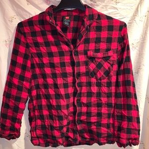 Red Flannel Pajama top
